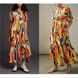 ✨NWT Anthropologie Maeve Suzannah Maxi
Dress Size S✨